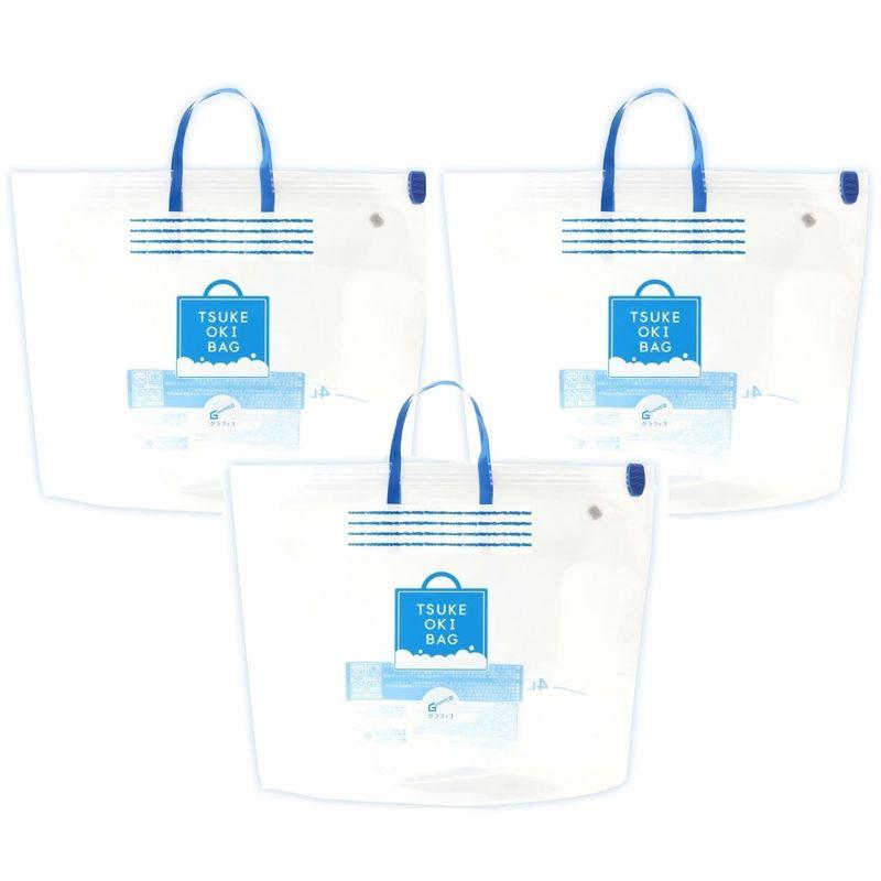 オキシクリーン 漬けおきバッグ 3個セット ( 日本製 / 折りたたみ 自立