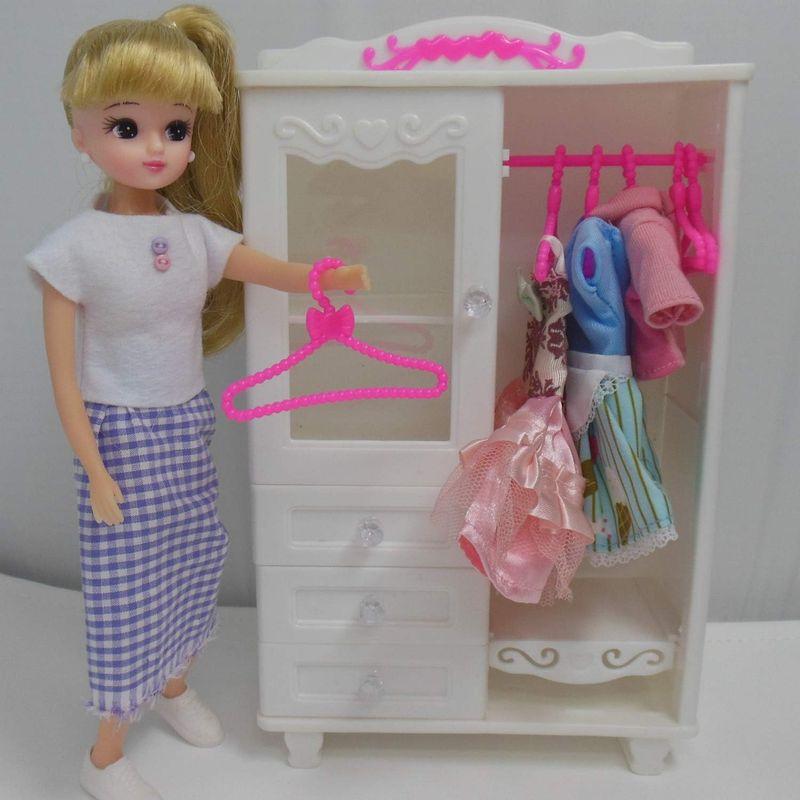 フミレル ミニハンガー １２本 セット ドール 着せ替え 人形 用 (ピンク)｜otc-store｜09