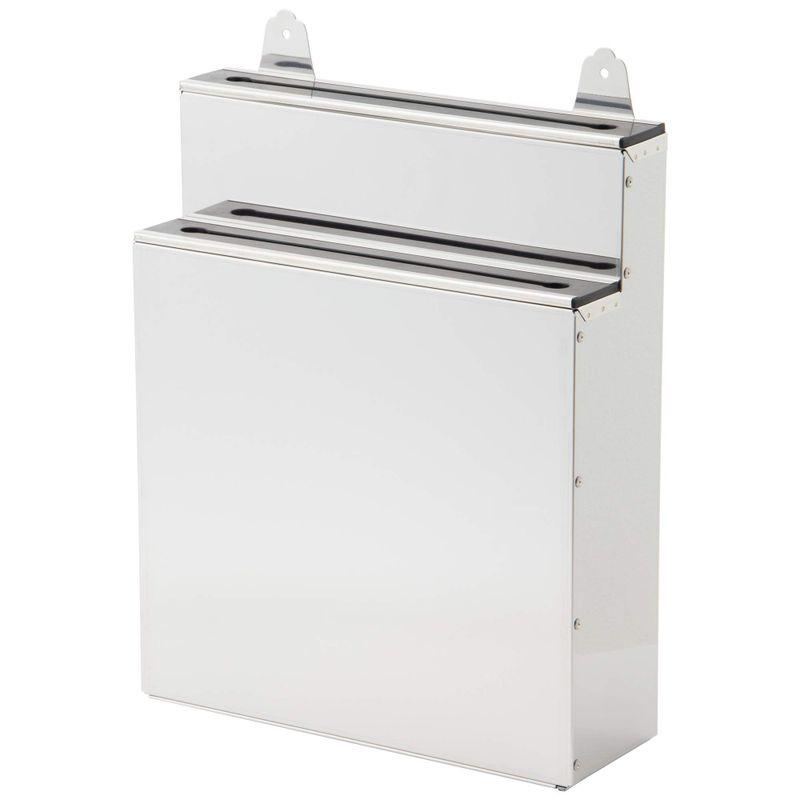 w　遠藤商事 TKG 包丁差し ステンレス製 大・2段 釘打ち固定ゴム板付き 遠藤商事 TKG 包丁差し ステンレス製 大・2段 釘打ち固定ゴム板付き