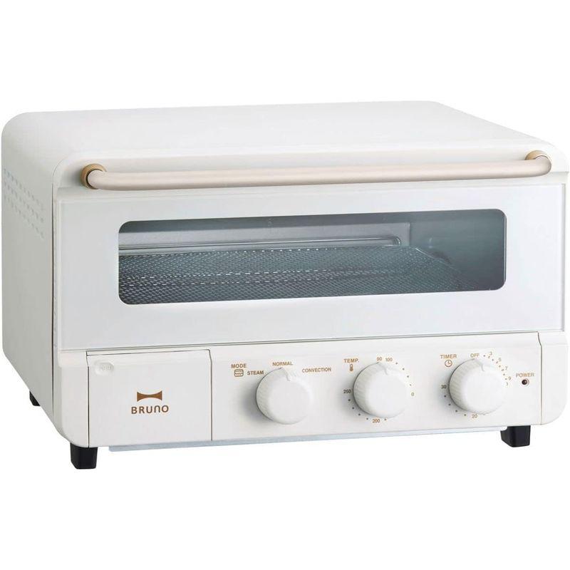 新品　ブルーノ　スチームベイクトースター ホワイト BRUNO ブルーノ スチーム ＆ ベイク トースター 食パン 4枚焼き