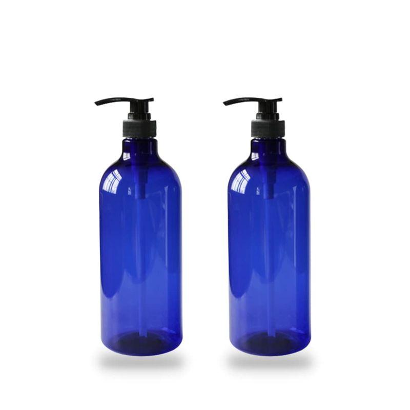 レジプロb シャンプーボトル 中が見える ディスペンサー 2本セット 詰