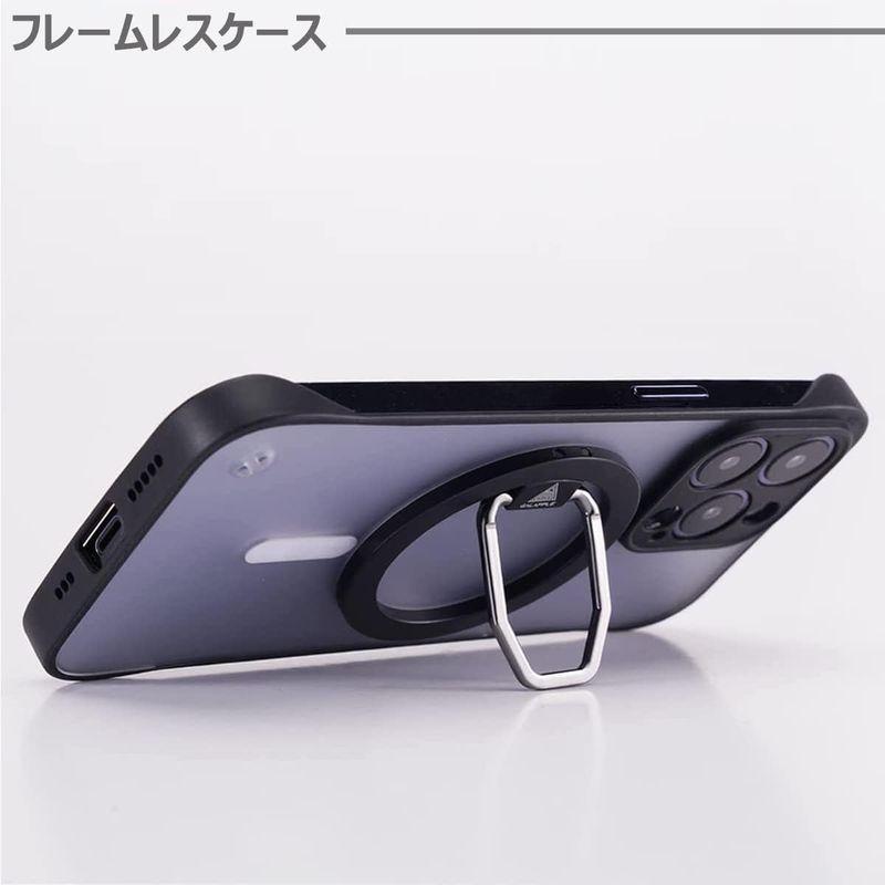 XLAS iPhone 13 ケース magsafe対応 フレームレス マグセーフ ケース frameless case 新型 薄型 軽量｜otc-store｜07
