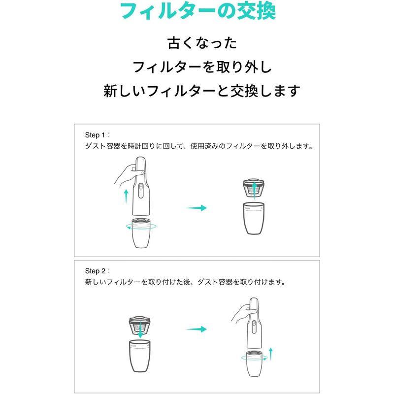 Eufy HomeVac H11 / H20 交換用フィルターキット/高性能フィルター (×2) 、プライマリーフィルター (×2)｜otc-store｜02