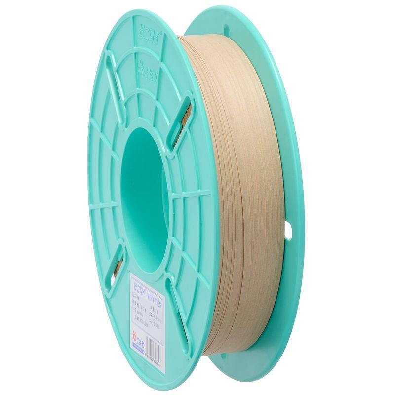 ビニタイ 和紙 クラフト 未晒 4mm × 500m リール品 QR-500-9 共和 結束