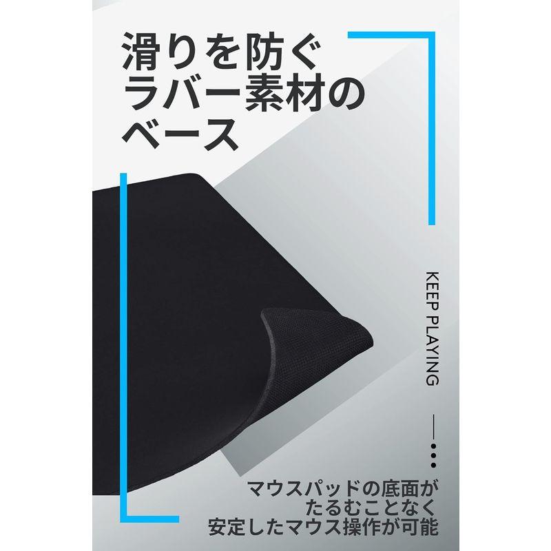 Logicool G ゲーミングマウスパッド G840 マウスパッド 超大型 XLサイズ 400x900x3mm クロス ラバー素材 G84｜otc-store｜06