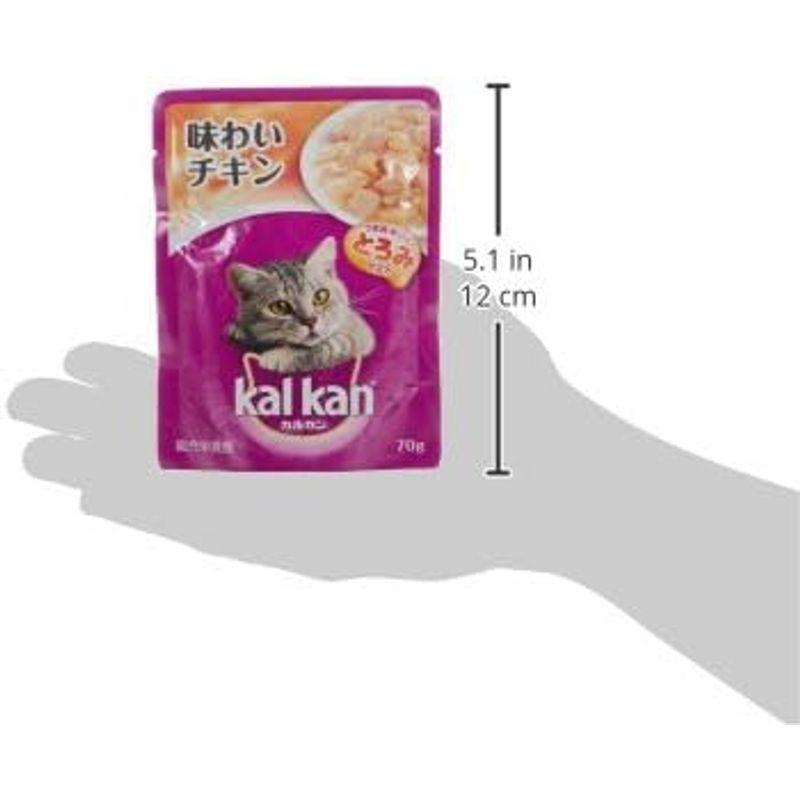 カルカン キャットフード パウチ 1歳から 味わいチキン 成猫用 70g×160袋 (ケース販売)｜otc-store｜03