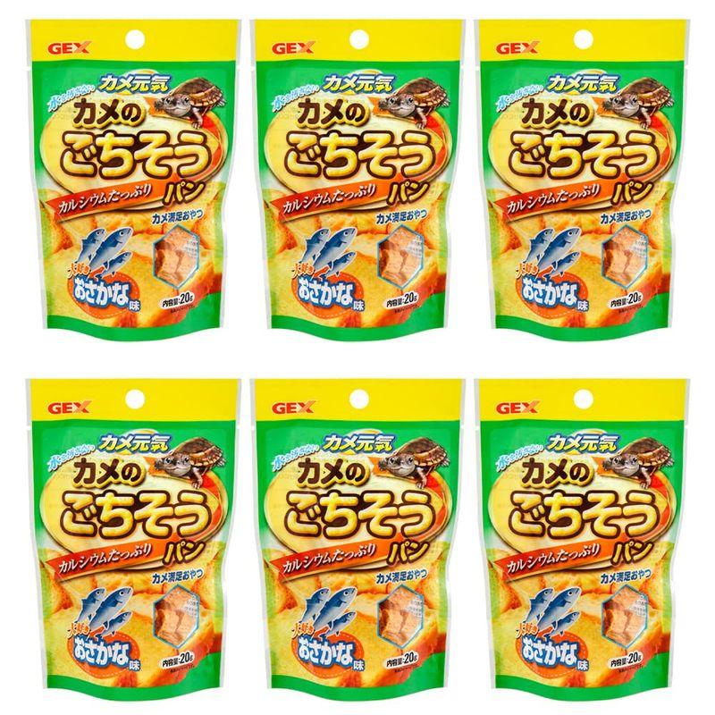ジェックス カメのごちそうパン おさかな味 餌 6袋入り : OTC-STORE