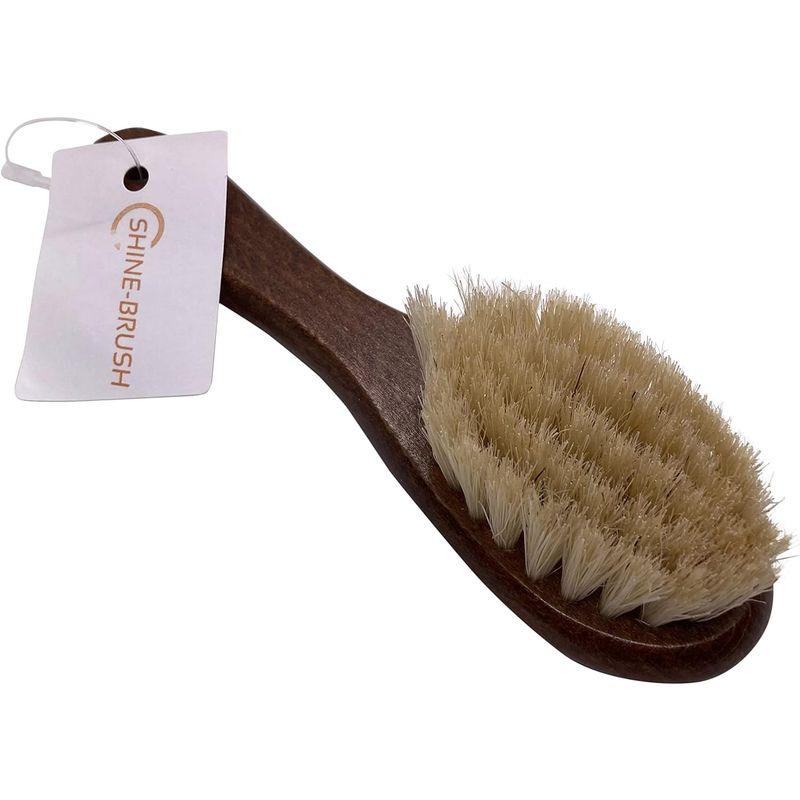 SHINE-BRUSH つや出しブラシ ふつう 豚毛 犬 猫 ペット用 シンエー 