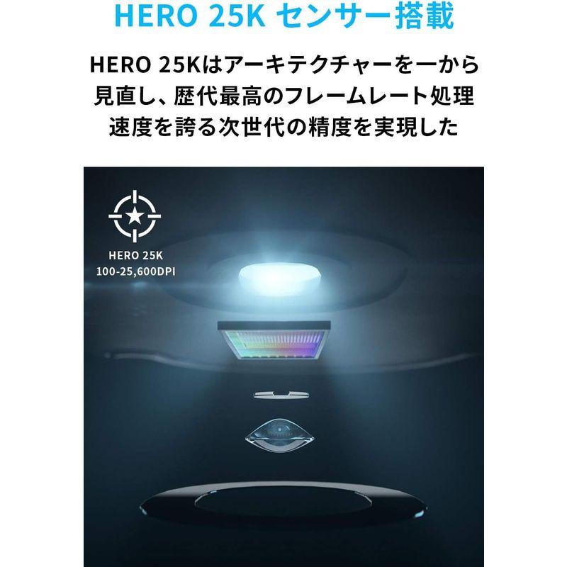 Logicool G ロジクール G ゲーミングマウス ワイヤレス G502 HERO 25Kセンサー LIGHTSPEED 無線 11個プ｜otc-store｜02