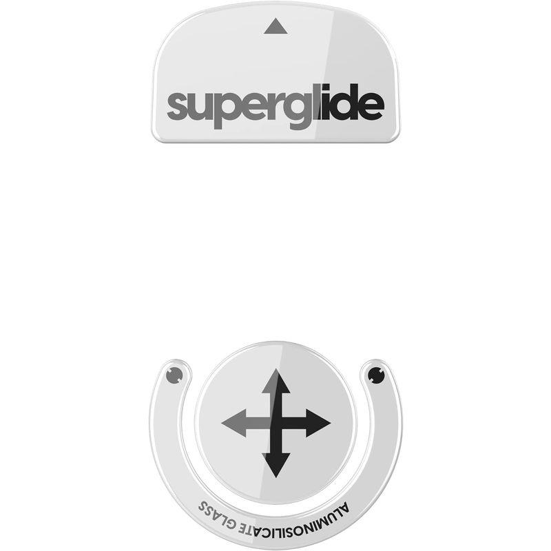 Superglide マウスソール for Logicool Gpro X Superlight マウスフィート 強化ガラス素材 ラウンドエ｜otc-store｜02
