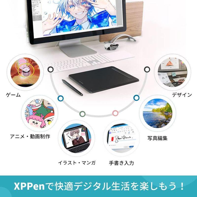 XPPen ペンタブ Deco MW Bluetooth ワイヤレス接続 8x5インチ X3チップ搭載ペン付 傾き検知 ペンタブレット 板タ｜otc-store｜09