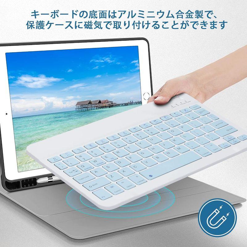 Bluetooth キーボード マウスセット ipad用 スマホ用 タブレット用 パソコン用キーボード 薄型 小型 コンパクト 可愛い 充電｜otc-store｜04