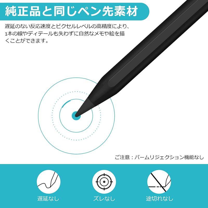 タッチペン MEKO スタイラスペン 極細 たっちぺん 超高感度 iPad/スマホ/タブレット対応 磁気吸着機能対応 ipad ペン USB｜otc-store｜03