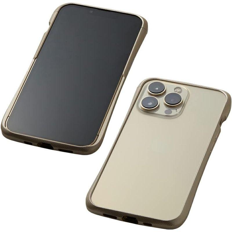 iPhone 13 Pro / 13 アルミニウム バンパー 電波干渉軽減仕様 CLEAVE Bumper (ゴールド) ディーフ｜otc-store｜08