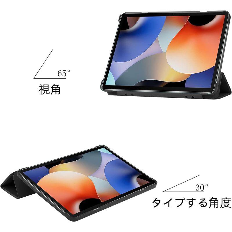 FOR Blackview Oscal pad 10インチ 用の 三つ折ケース 手帳型 スマートケース マグネット内蔵 オートスリープ機能｜otc-store｜05