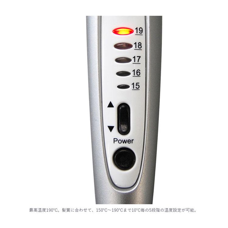 CREATEs（クレイツ） イオン カールアイロン J7206 19mm コテ ヘア