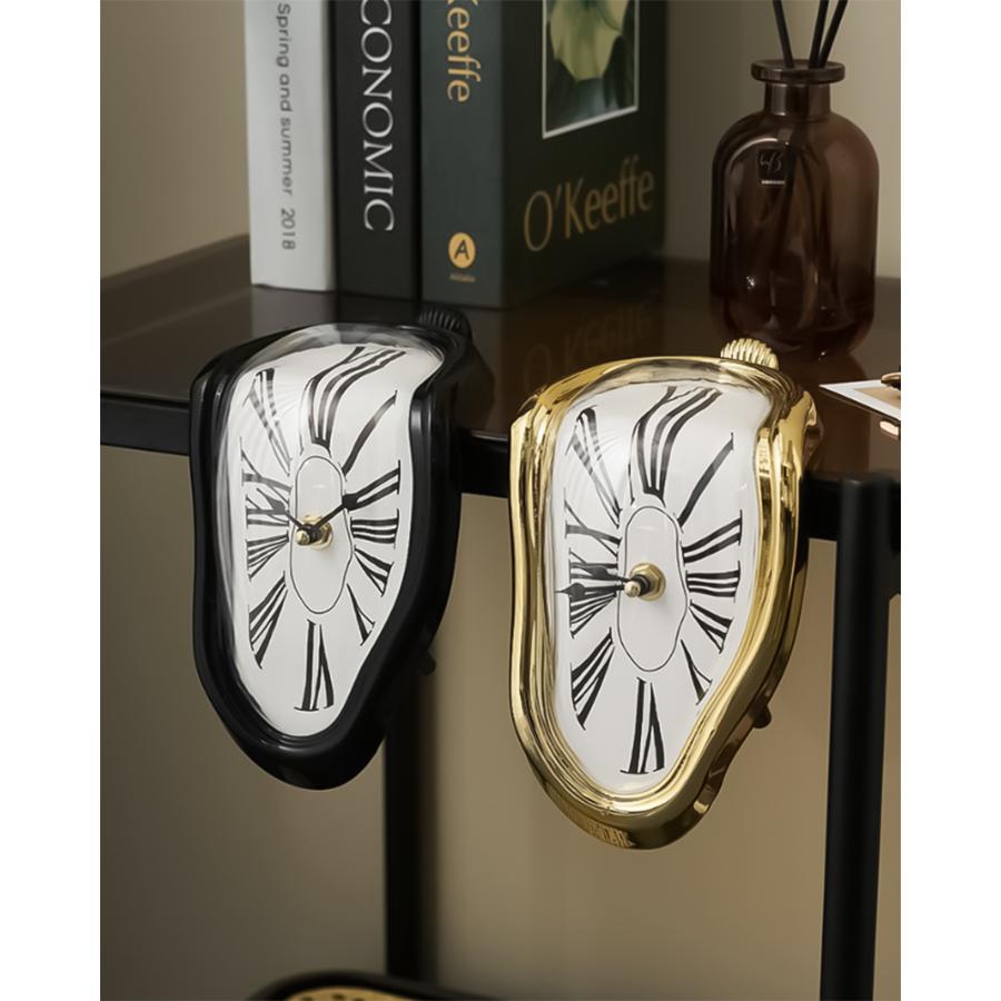 ダリの時計 メルティングクロック ダリ 時計 溶ける アナログ 置き時計 おしゃれ 時計 おもしろ プレゼント｜otegoro｜05