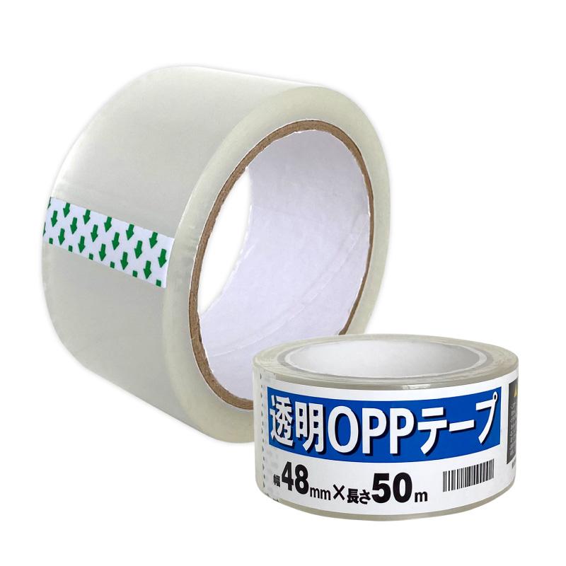 透明OPPテープ (透明梱包テープ) 幅48mm×長さ50m : 農家のお店おてんと