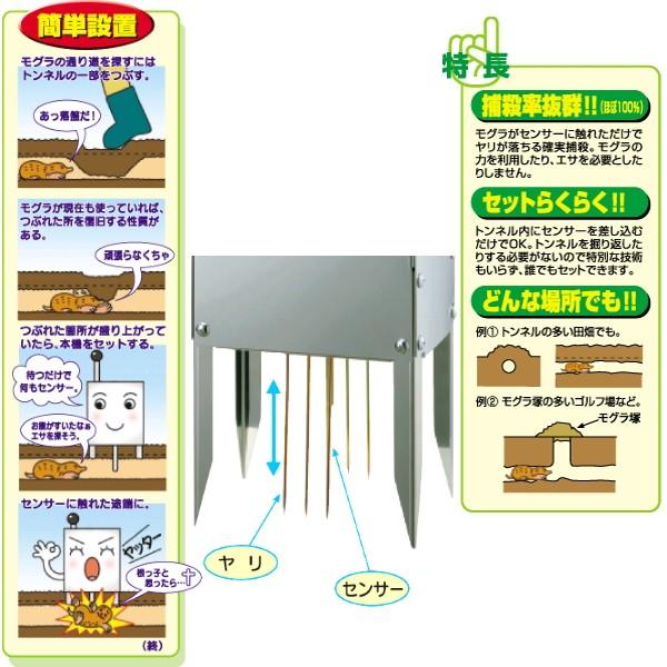 電子モグラ捕り機 モグセンサー MS-7 もぐら対策・撃退 : 農家のお店お 