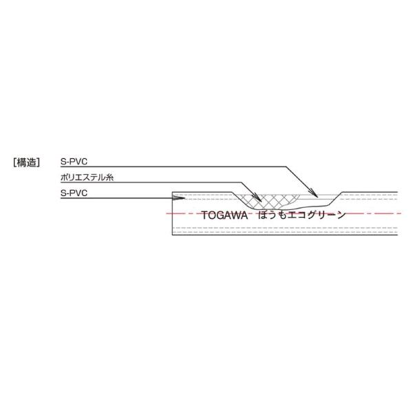 十川産業 防藻エコグリーンホース 内径15mm×外径20mm×長さ50m 農・園芸