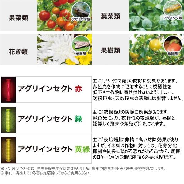 日栄インテック アグリインセクト 赤 防虫用LED アザミウマ類防除 減