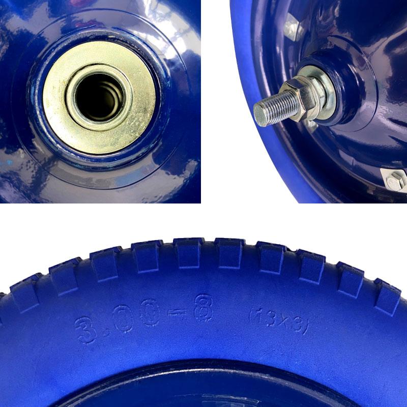 一輪車 ノーパンクタイヤ PR1302PU (予備、交換用にも最適) : 農家のお