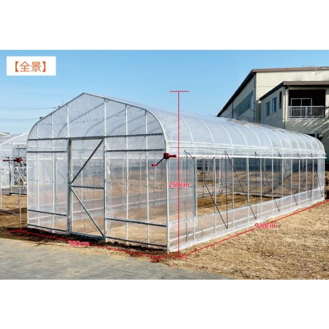 東都興業 ヒロガーデン10 本格ビニールハウス 10坪タイプ 3.6m 東都興業 ヒロガーデン10 本格ビニールハウス 10坪タイプ 3.6m
