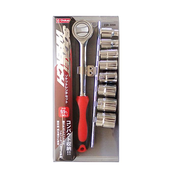 藤原産業 E-Value ソケットレンチセット ESR-309H : 農家のお店おてん