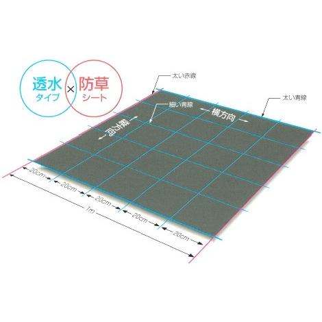 日本ワイドクロス アグリシート BB1515 (防草シート) 黒 幅2m×長 日本ワイドクロス アグリシート BB1515 (防草シート) 黒 幅2m×長