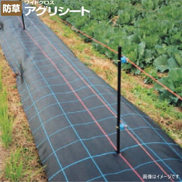 88％以上節約 日本ワイドクロス アグリシート 実物 防草シート 幅50cm×長さ100m 黒