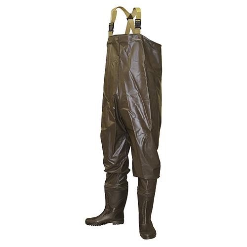 オカモト PVC 胴付長靴 No.80300 ブラウン S-XL : 農家のお店おてんと