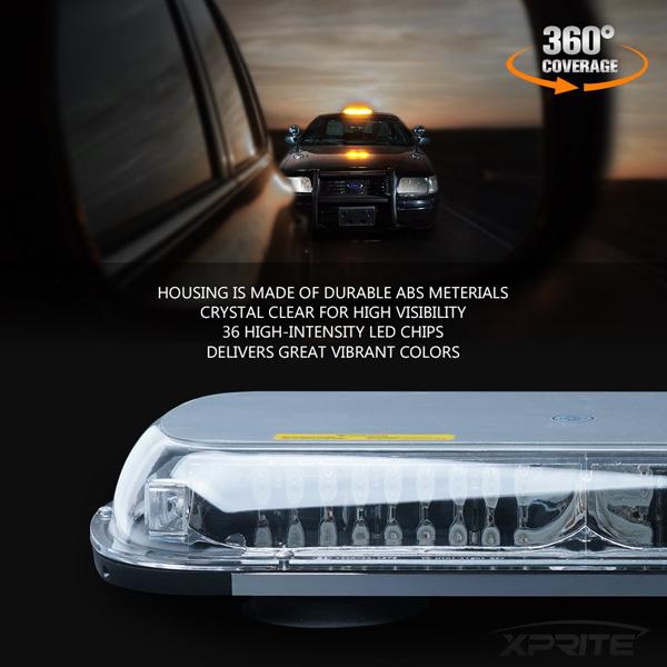 LED 回転灯 2個セット パトランプ 黄色 パトライト 12V/24V アンバー