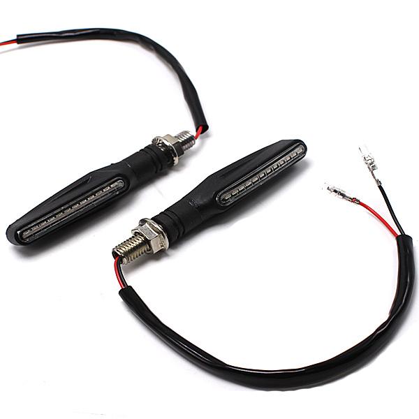 バイク LED シーケンシャル ウインカー 流れるウインカー 汎用 12V 4個