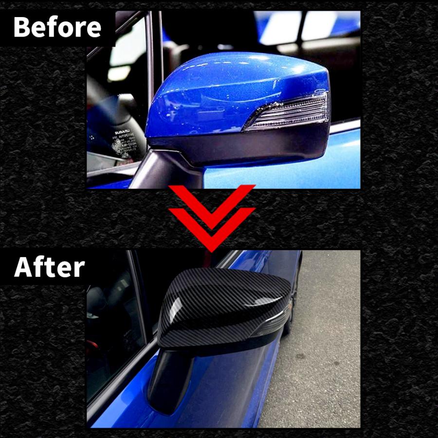 WRX STI ドアミラー カバー 左右セット サイド ミラー スバル S4 VAG