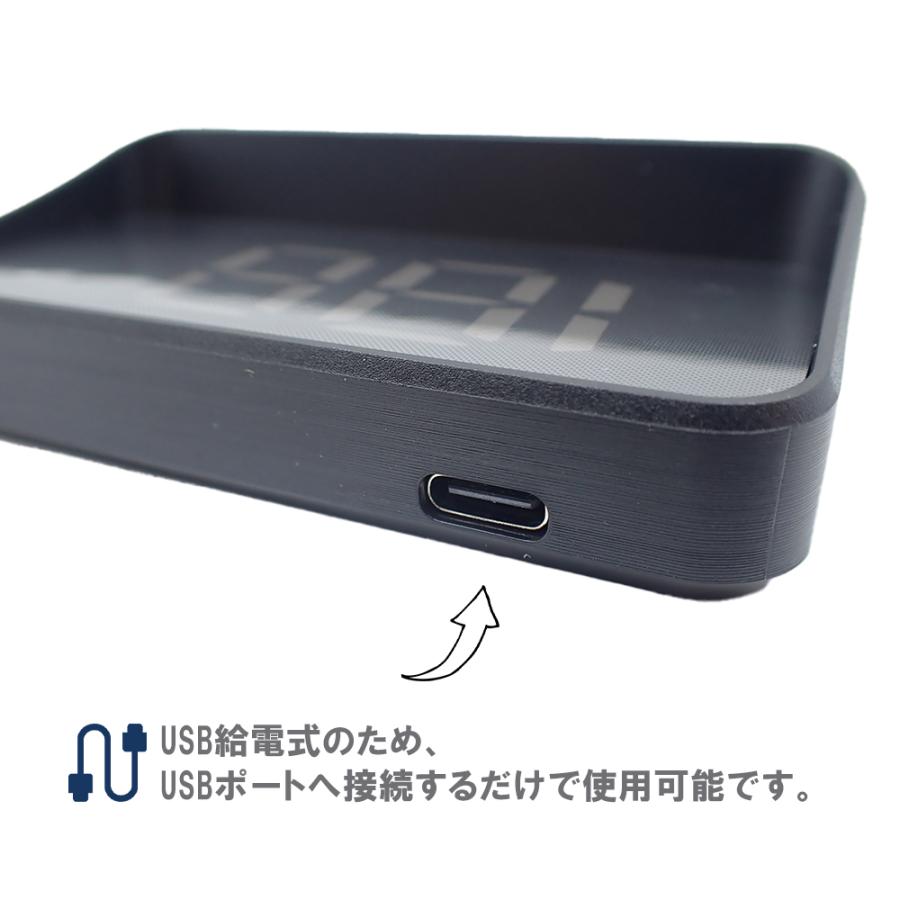 HUD スピードメーター GPS速度計 ヘッドアップディスプレイ フロント