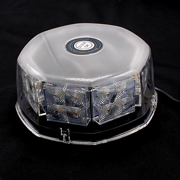 未使用＊回転灯2個セット LED 回転灯 黄色 パトランプ 32LED 12V/24V アンバー フラッシュ