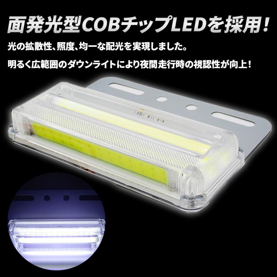 サイドマーカー マーカーランプ LED 24V 角型 トラック 4個
