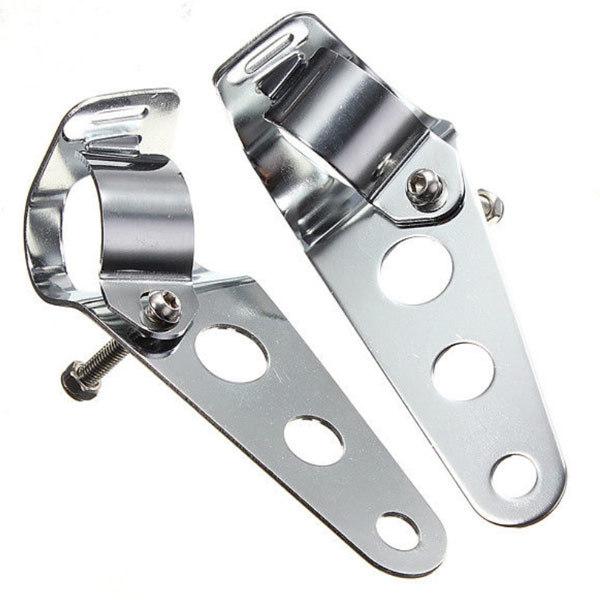 未使用　TANGE　フロントフォーク　メッキ　シルバー　22　ライトブラケット付 未使用 TANGE フロントフォーク メッキ シルバー 22 ライト