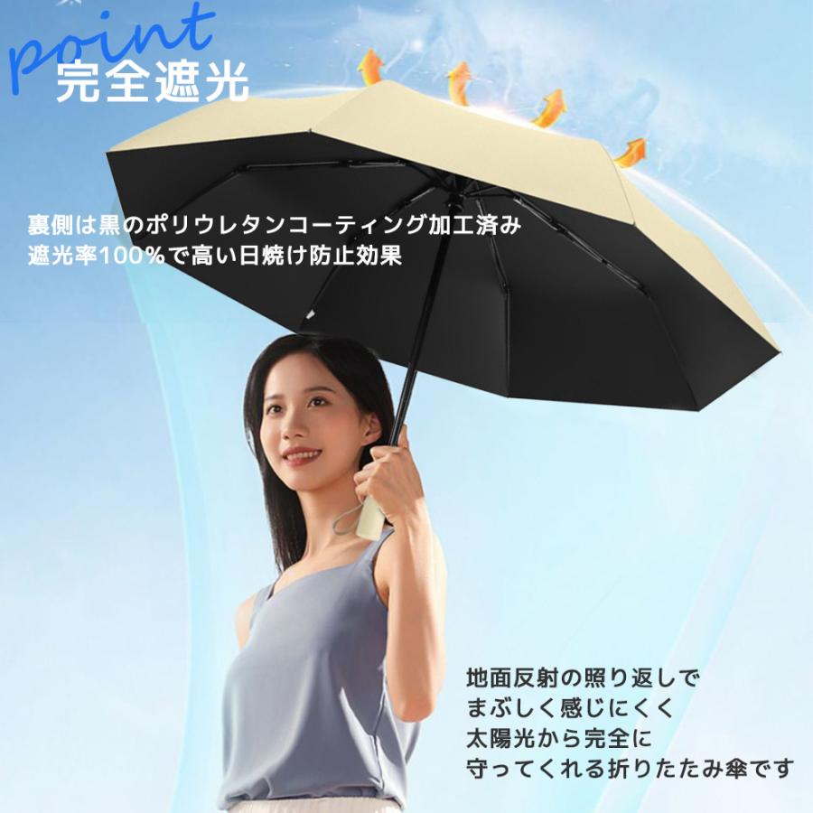 お宝発見セール 折りたたみ傘 自動開閉 晴雨兼用 UVカット 8本骨