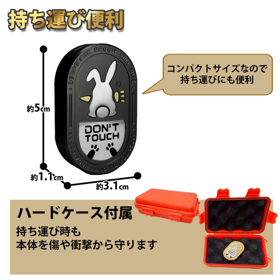 フィジェットスライダー フィジェットトイ ウサギ 動物 EDC ステンレス