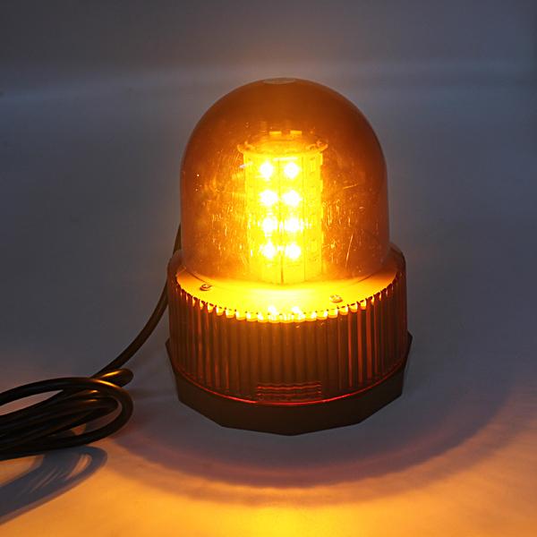 かっつ　黄色回転灯 ALTEED / 流線型LED回転灯/2重レンズカバー/7パターン点灯