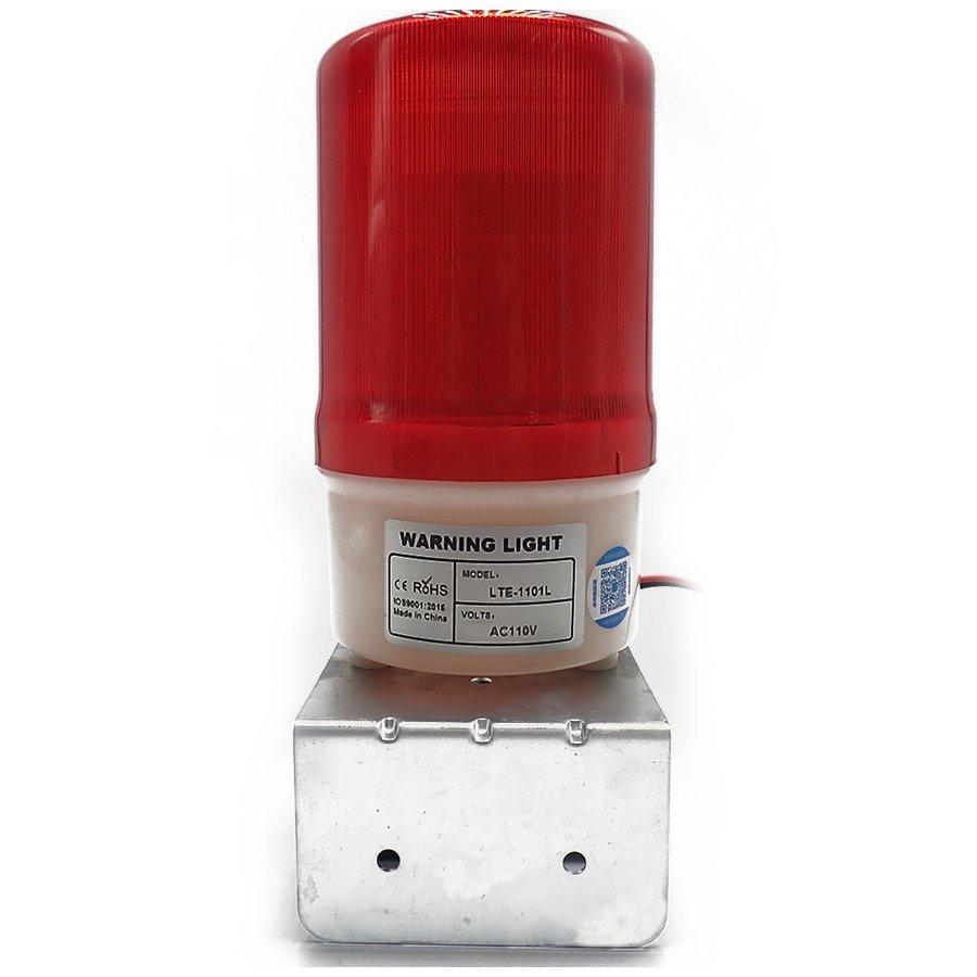 LED 回転灯 赤 パトランプ 小型 100V レッド 作業灯 警告灯 防犯灯