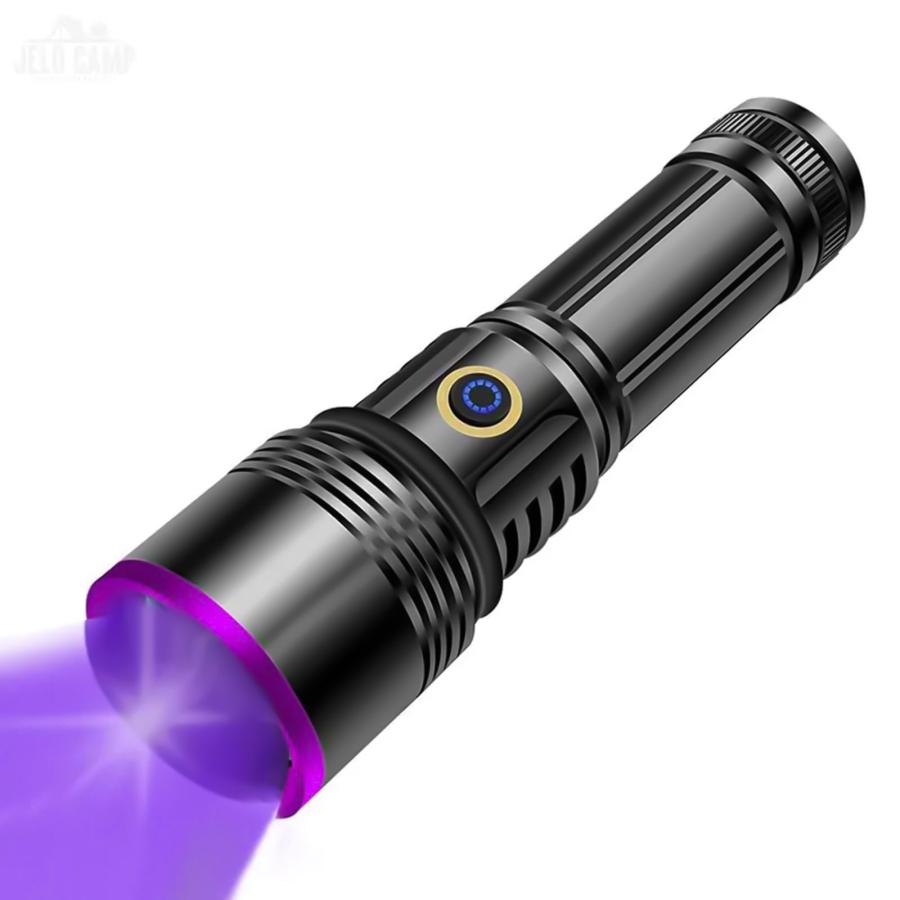 ブラックライト 365nm 強力 30W アニサキスライト USB充電式 紫外線