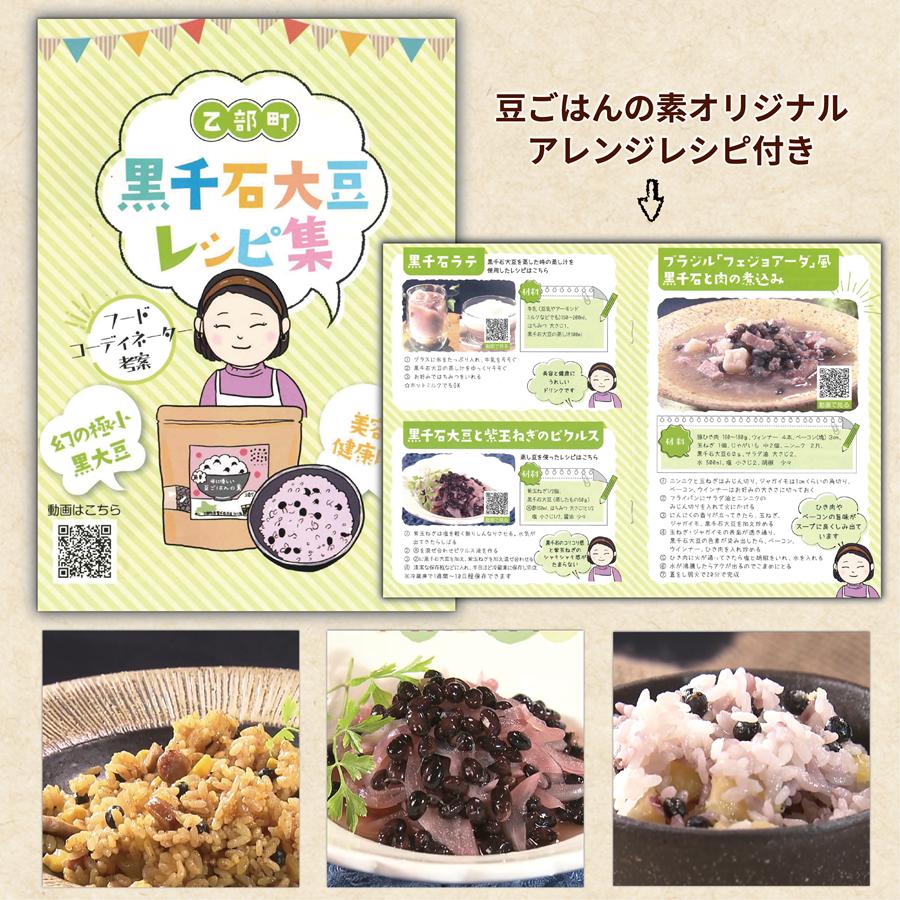 豆ごはんの素 （2合・5回分） 北海道産 国産 黒千石大豆 大豆 豆 生豆