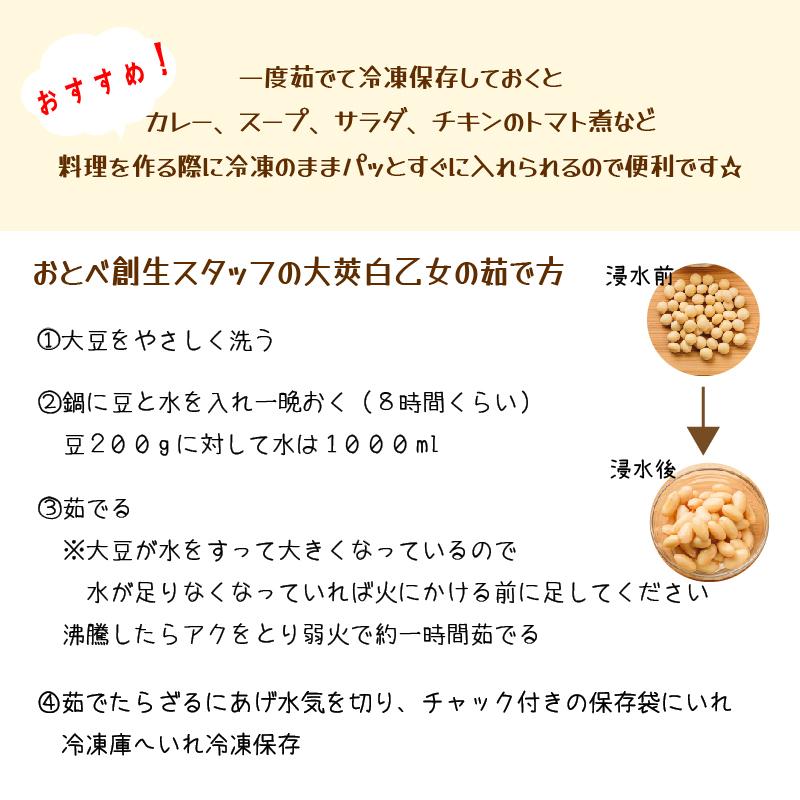 甘い 大豆 北海道産 訳あり 200g 送料無料 豆乳用 味噌用 乙部町産 大莢白乙女 国産 希少品種 白大豆 乾燥大豆 令和6年産 煮豆 豆料理 豆乳 豆乳用大豆 味噌作り |  | 04