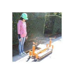 ネジ式Ｕ字溝蓋昇降機　Ｕ字も工事も楽太郎【特許出願中　特願2015-203513】平成27年度茨城県工業技術センターにてＵ字溝蓋昇降機の開発支援 |  | 02