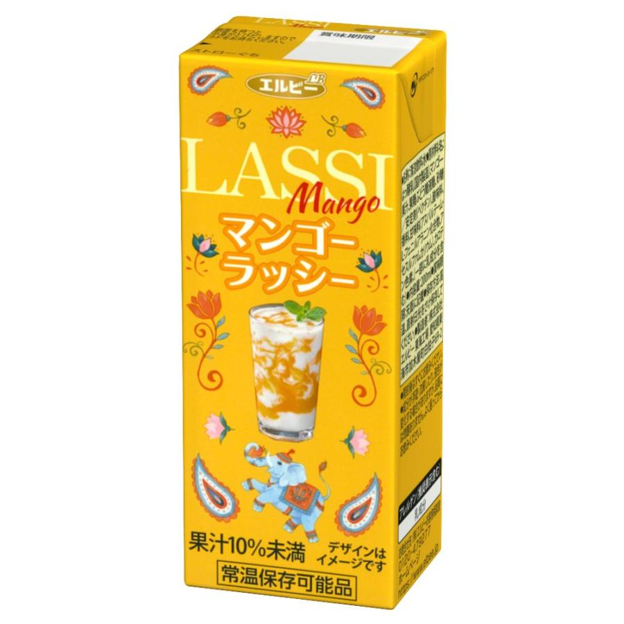 エルビー WorldTrip マンゴーラッシー 200ml×24本 紙パック 常温保存