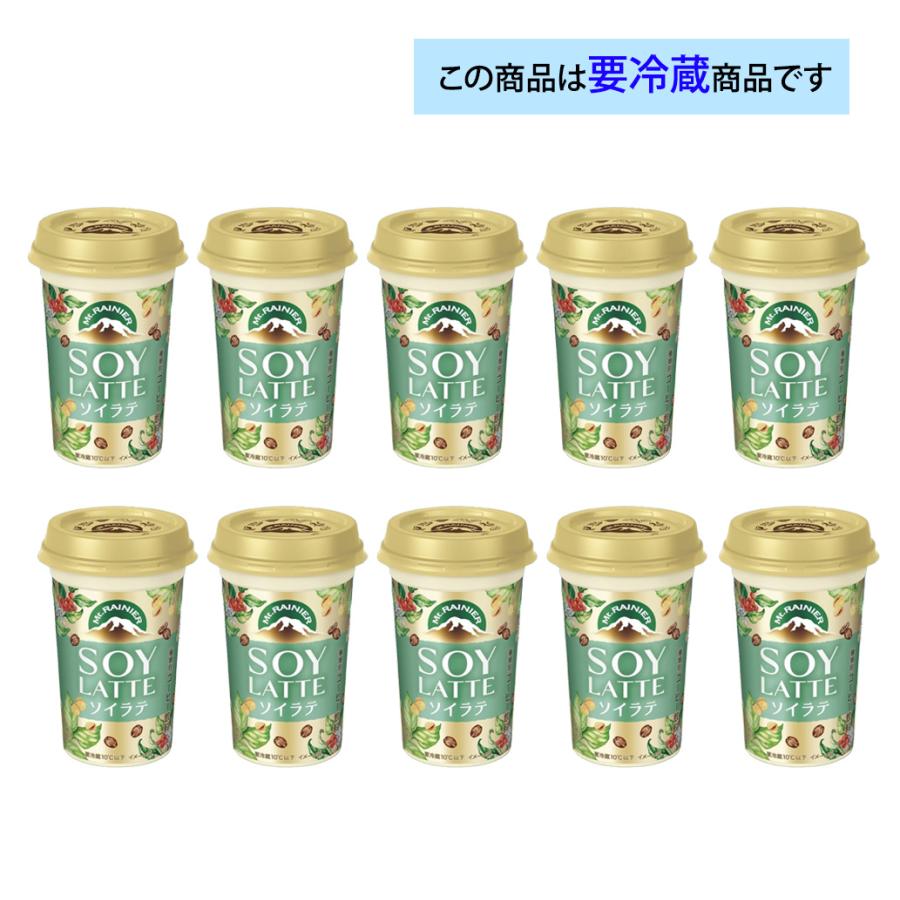 マウントレーニア 森永乳業 ソイラテ 240ml×10本 牛乳不使用 豆乳