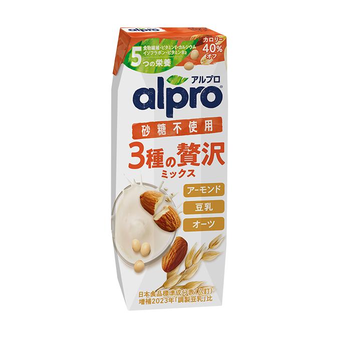 DANONE ダノンジャパン アルプロ 3種の贅沢ミックス砂糖不使用 250ml
