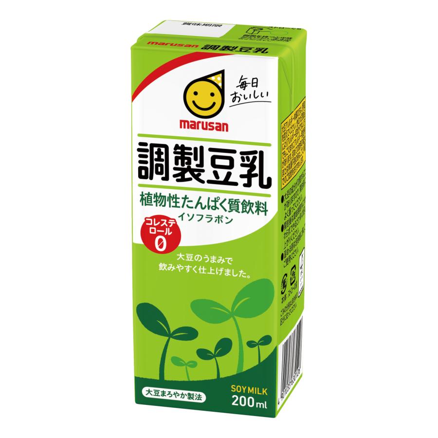 マルサンアイ マルサン 調整豆乳 200ml×24本 紙パック 常温保存 ノン